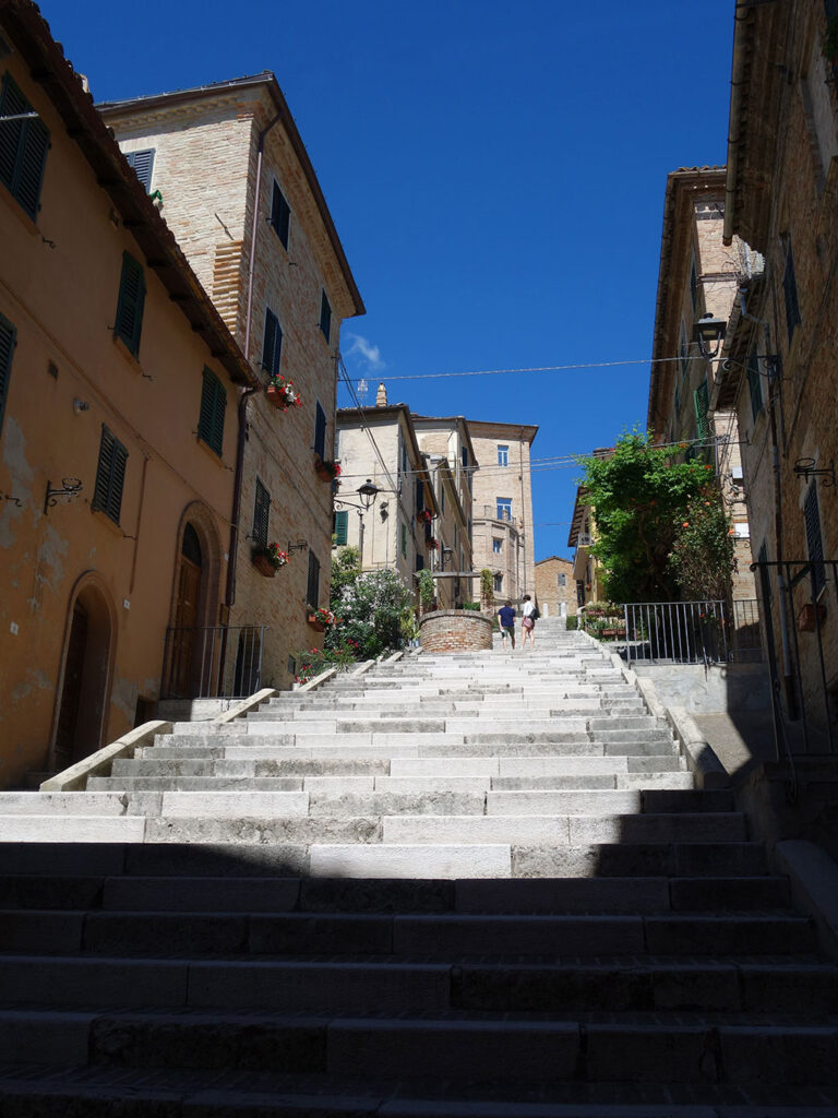 Corinaldo steps La Piaggia